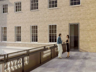 studio and terrace