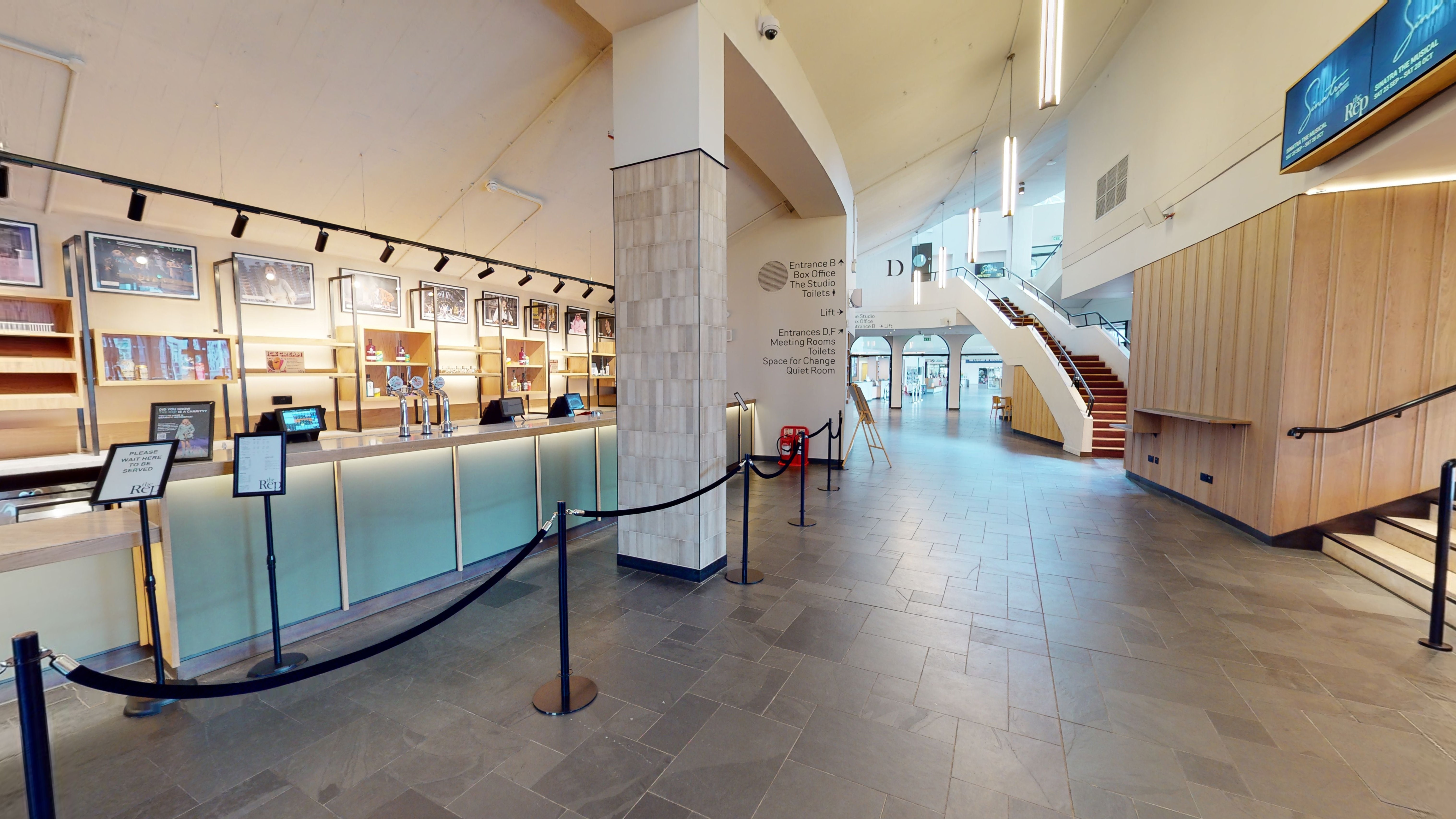 The REP Mezzanine and Foyer Bar